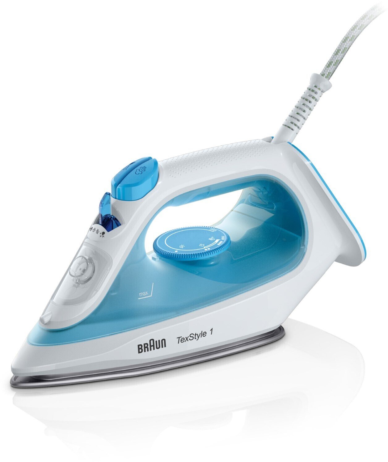 Утюг Braun SI 1050 BL, 2000 Вт, подошва SuperCeramic, самоочистка